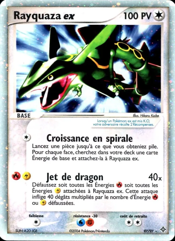 Rayquaza ex, EX Dragon